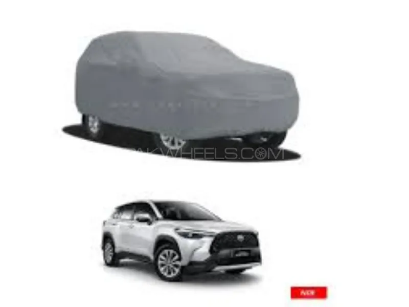Toyota Corolla Cross 2023 2025 Car top Cover Premium Microfiber Quality Geniune Size Image-1