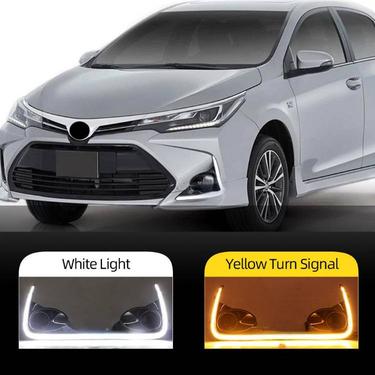 Toyota Corolla X LED DRL Daytime Running Fog Light Lamps Pair Toyota Corolla X LED DRL Daytime Running Fog Light Lamps Pair