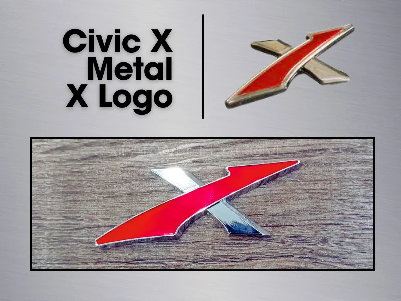 Civic X | Metal X | Logo Emblem Image-1