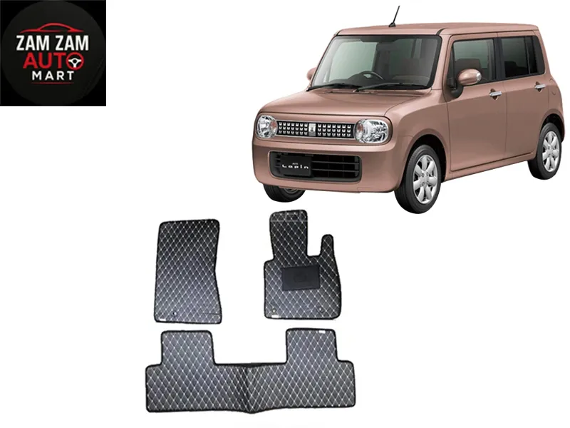 Suzuki Alto Lapin 7D Floor Mat  3 PCS - Model 2015-2025 Image-1