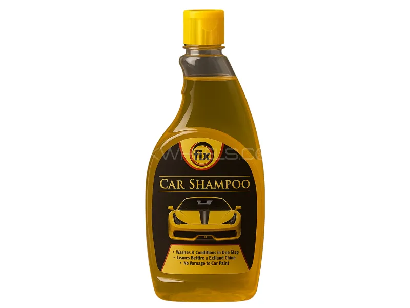 Fix Car Wash Shampoo 500ml – High Foam, Streak-Free Cleaning Formula Image-1