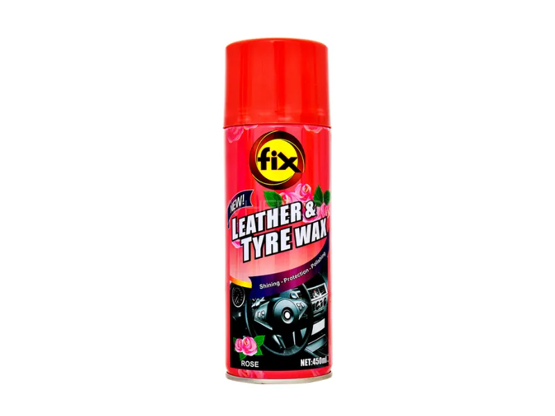 Fix Leather & Tyre Wax 450ml Rose – Shine & Protection for Tyres, Leather & Dashboard Image-1