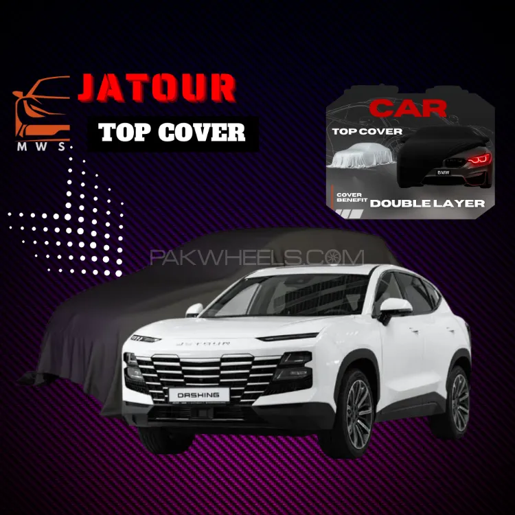 Jetour Dashing Top Cover | Grey Double Layer | Waterproof & Heatproof Image-1