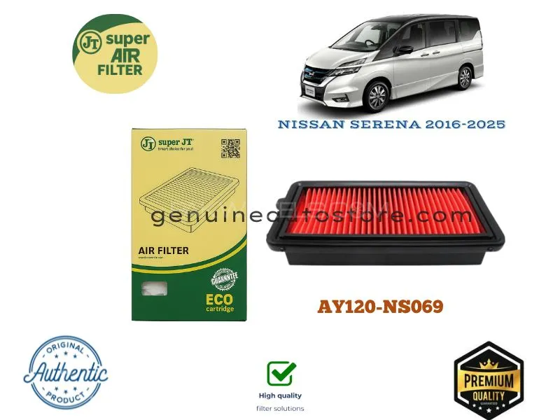Nissan Serena 2016-2025 AIR FILTER SUPER JT - PREMIUM QUALITY Image-1
