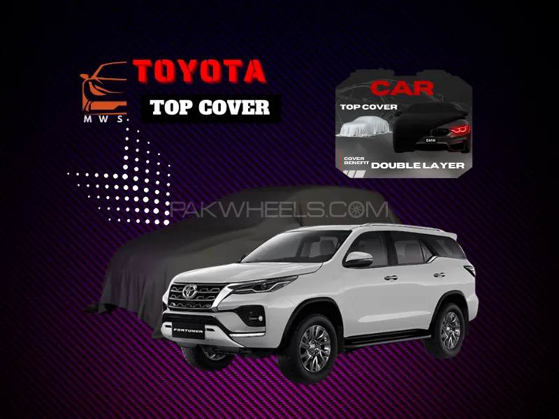 Toyota Fortuner 2022-2025 Top Cover | Grey Double Layer | Waterproof & Heatproof Image-1