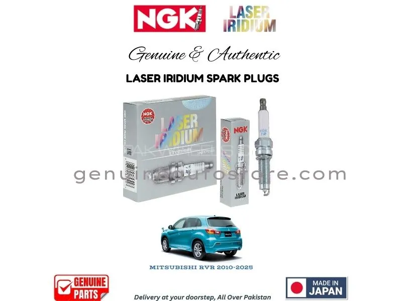 Mitsubishi RVR 2010-2025 NGK LASER IRIDIUM SPARK PLUG - 4 PIECES Image-1