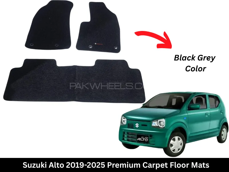 Suzuki Alto 2018-2025 Premium Carpet Floor Mats Image-1