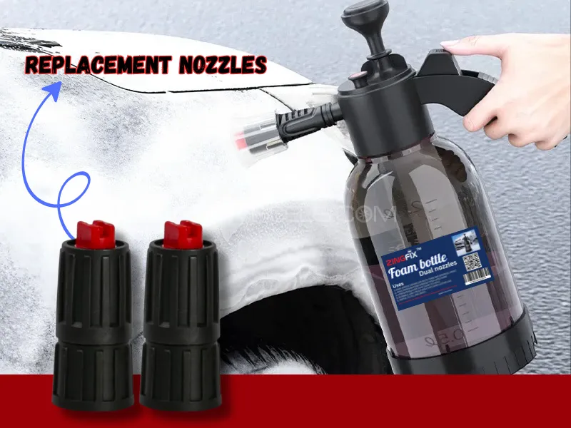 Zingfix Foaming Nozzle for Foam Sprayer Bottle – Pack of 2 Image-1