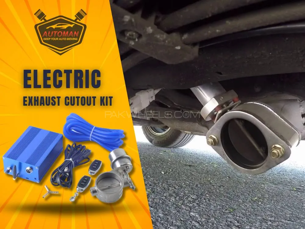 Electric Exhaust Cutout Kit – Boost Car Power & Roaring Sound On Demand Image-1