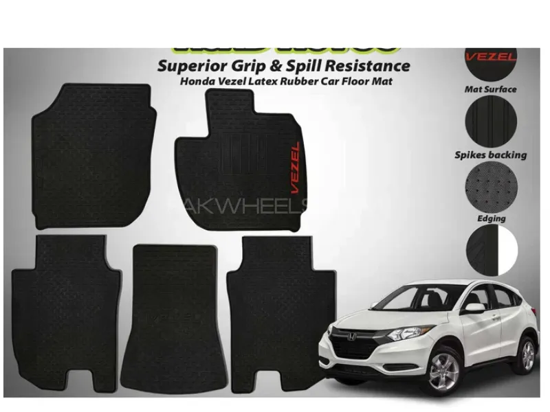 Honda Vezel Hrv  2021 2025 Car Floor Letuxx Matts 5pcs Geniune Custom Size Imported Quality Material Image-1