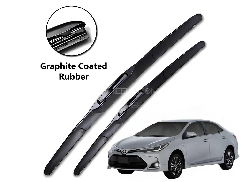 Toyota X Corolla 2022-2025  Genuine OEM Hybrid Wiper Blades Pair. Image-1