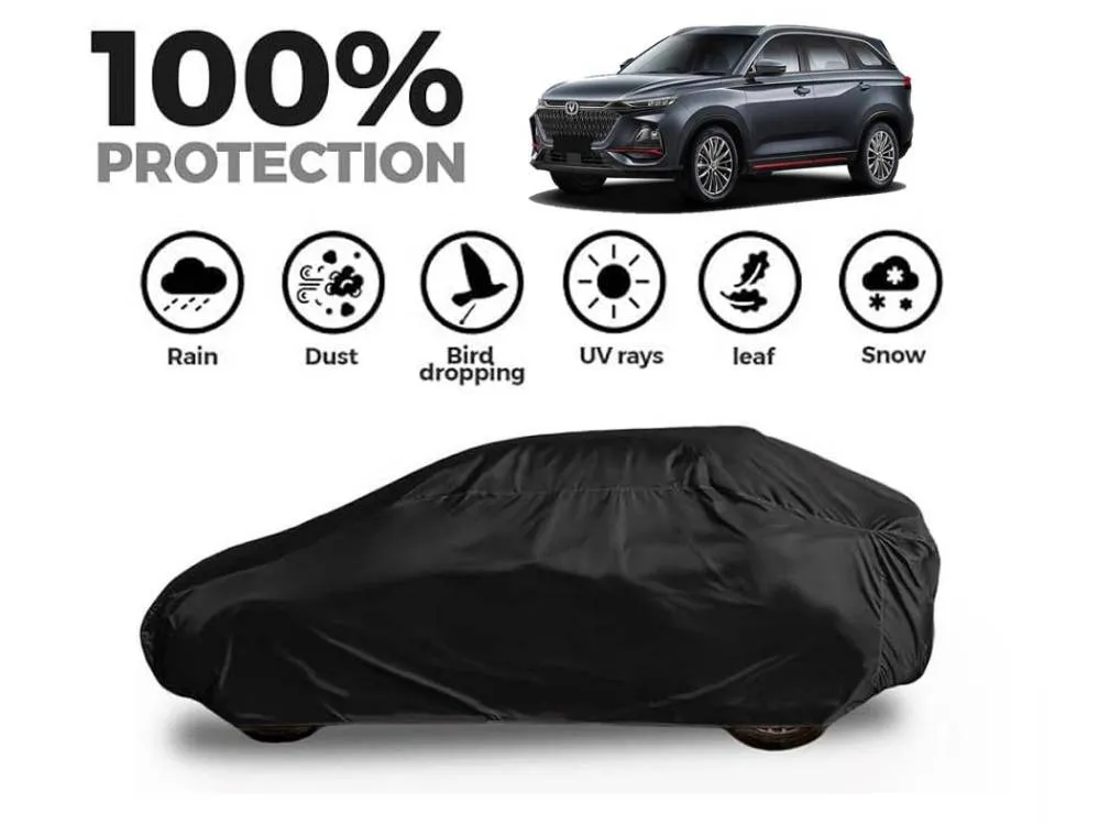 Changan Oshan X7 Top Cover | Black Coat Top Cover | Water & Dust Proof | Anti-Heat Crack Image-1
