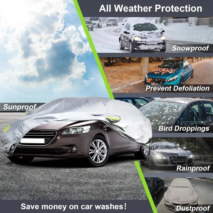 Kia Sportage Top Cover | Side Mirror Pockets | Reflector Strips | 100% Dust & Water Proof Kia Sportage Top Cover | Side Mirror Pockets | Reflector Strips | 100% Dust & Water Proof Image-4