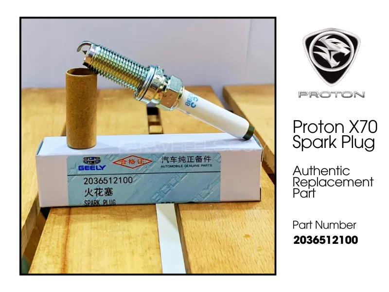 Proton X70 | 1 Pc. Spark Plug | Authentic Replacement Part  Image-1