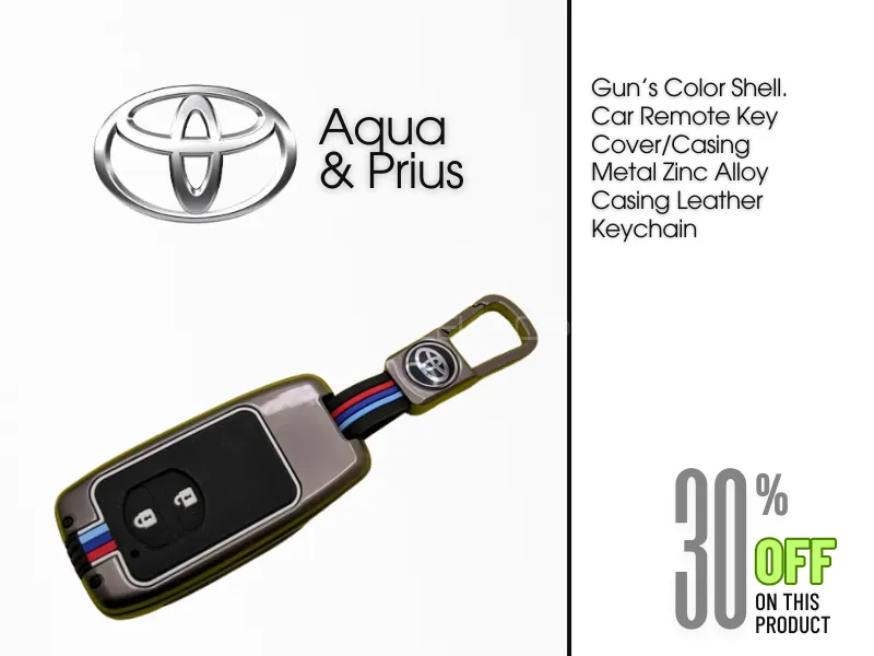 Toyota Aqua | Toyota Prius | Zinc Metal Key Case. Image-1