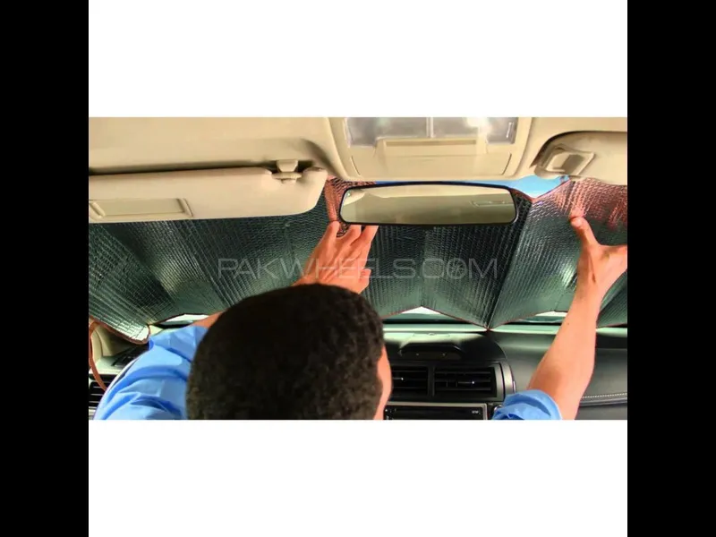Universal Foil Shade Front screen For Summer - Windscreen Foil shade Aluminum - Universal Foil. Image-1