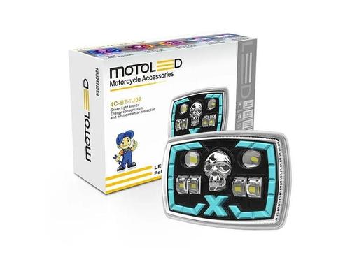 CD70 70cc Motorcycle LED Skull Design Headlight – DC 12V Bike Accessory CD70 70cc Motorcycle LED Skull Design Headlight – DC 12V Bike Accessory