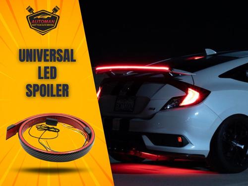 Universal LED Spoiler Rear Spoiler Carbon Fiber Lip Kit|Automanpk Universal LED Spoiler Rear Spoiler Carbon Fiber Lip Kit|Automanpk