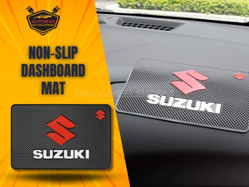 Premium Non-Slip Rubber Dashboard Mat for Suzuki – Anti-Slip, Secure Fit, Protects Dashboard Image-1