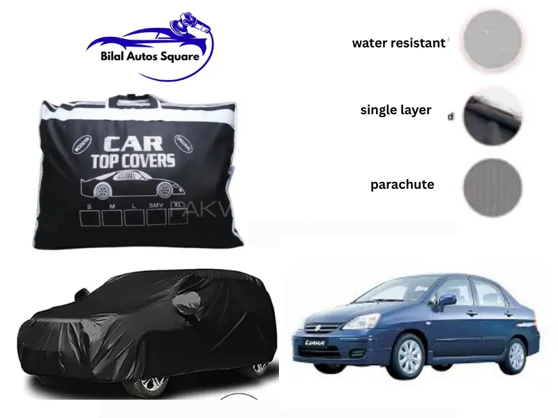 Suzuki Liana 2006–2014 Black Parachute Car Cover – Waterproof & Heatproof Protection Image-1