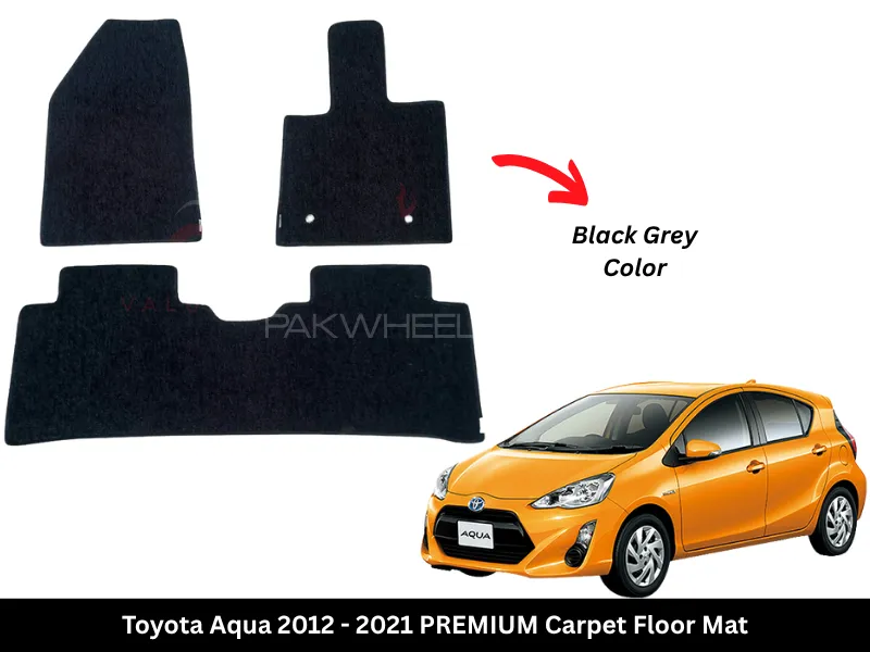 Toyota Aqua 2012-2021 Premium Carpet Floor Mats Image-1