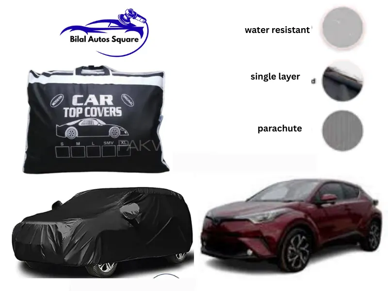 Toyota CHR 2016–2024 Black Parachute Car Cover – Waterproof, Heatproof & Anti-Scratch Protection Image-1