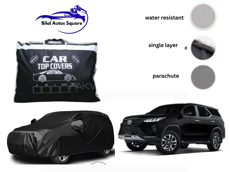 Toyota Fortuner Legender Parachute Fabric Car Cover – Waterproof & Dustproof Protection Image-1