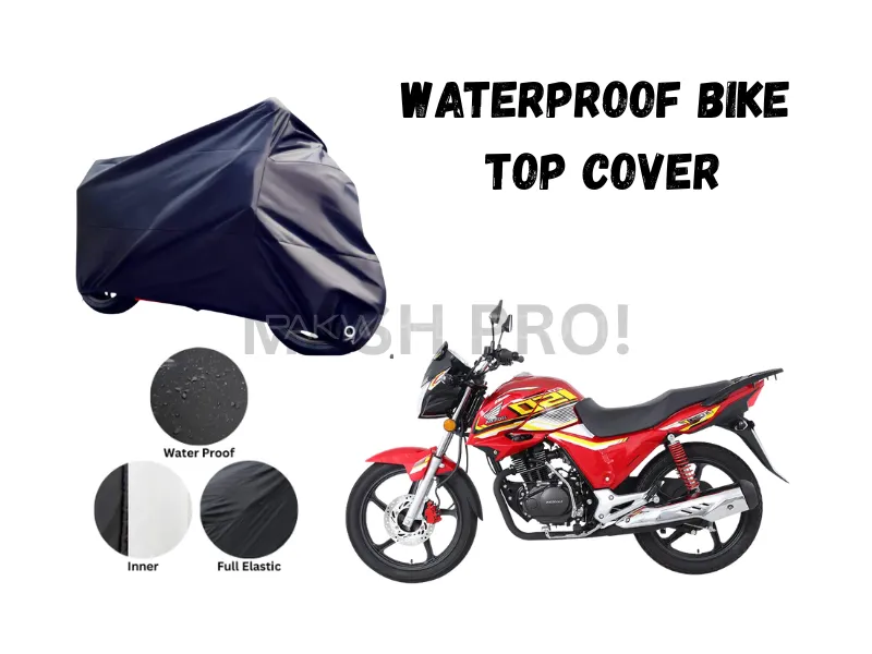Waterproof Parachute Bike Cover for Honda CB150 | Full Size Motorcycle Dust, Rain & Sun Protection  Image-1