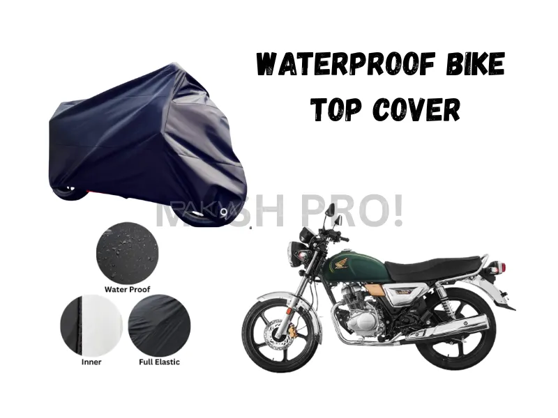 Waterproof Parachute Bike Cover for Honda CG150 | Full Size Motorcycle Dust, Rain & Sun Protection  Image-1