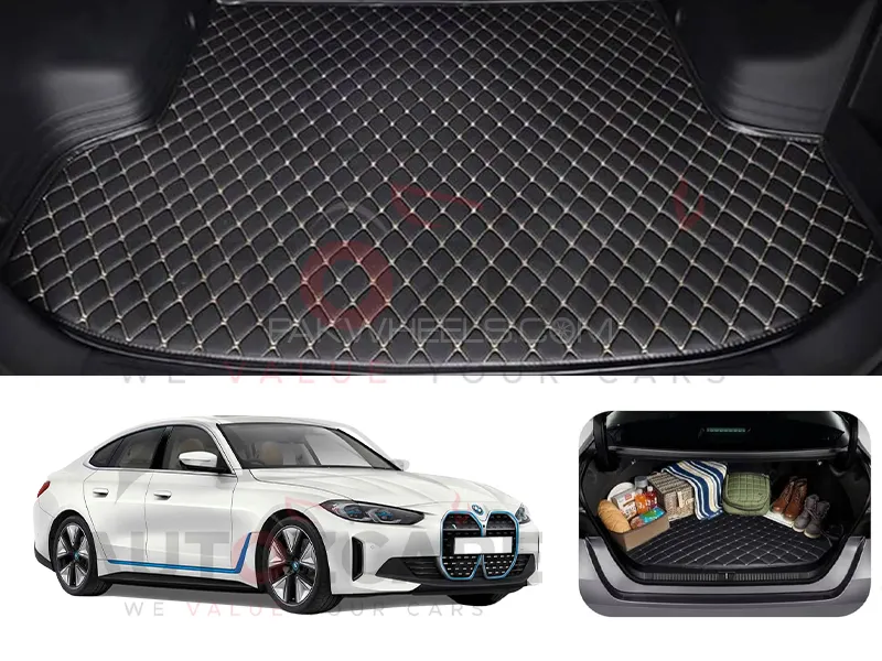 BMW i4 2022-2025 | 7D Custom Car Trunk Mat Image-1