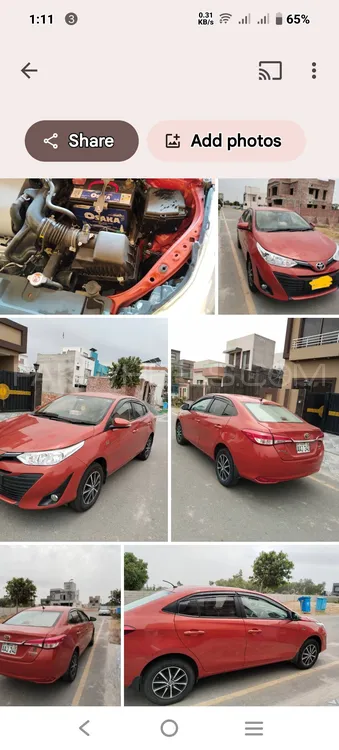 Toyota Yaris Sedan 2020 for Sale in Lahore Image-1
