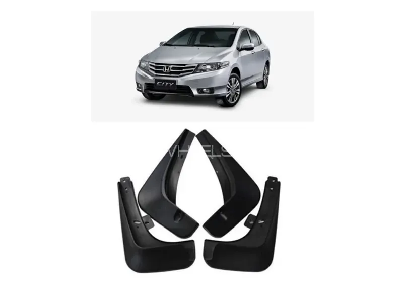 Honda City 2009-2019 GM Mud Flap Splash Guard 4pcs Image-1
