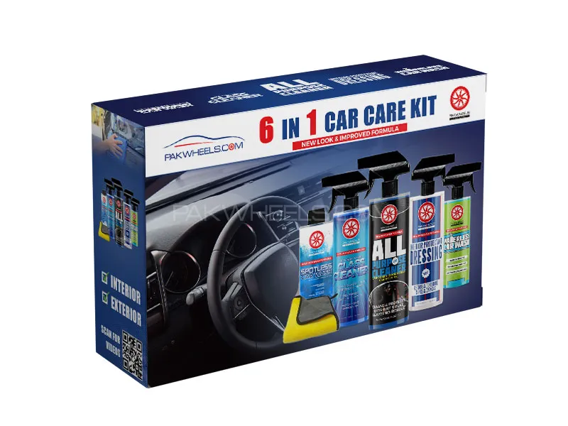 PakWheels All In One Car Care Kit - Pack Of 5 With Free Microfiber Towel Image-1