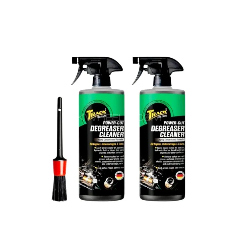 Track Pack of 2 Degreaser Cleaner 500ml With Free Detailing Brush-Best for Engine and Undercarriage  Image-1