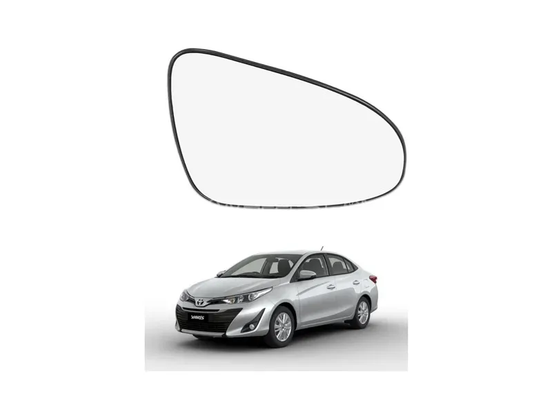 Toyota Yaris Side Mirror Reflective Glass 1pc RH Image-1