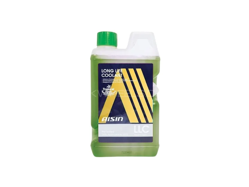 AISIN Long Life Coolant Green – 1 Litre | Made in Japan | Premium Anti-Freeze & Corrosion Protection Image-1