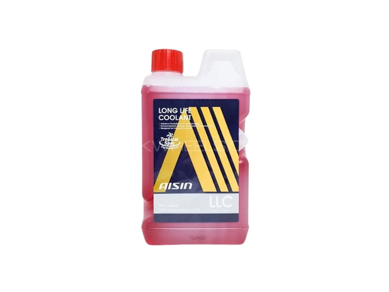 AISIN Long Life Coolant Red – 1 Litre | Made in Japan | Premium Anti-Freeze & Engine Protection Image-1