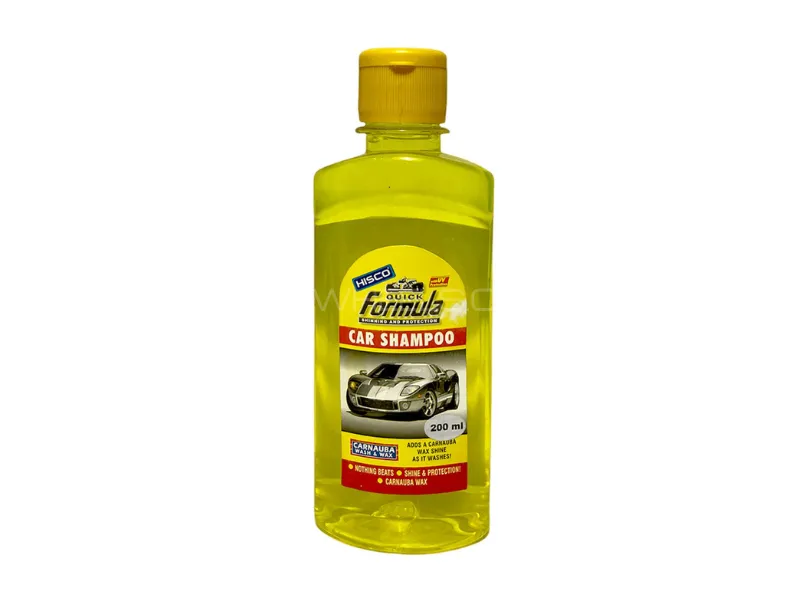 Formula Hisco Car Wash Shampoo – 200ml | High Foam Car Cleaning Solution Image-1