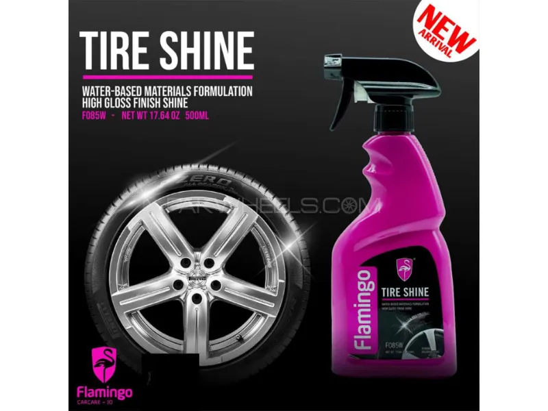 Flamingo Tire Shine – High Gloss Tire Polish & Protective Wax (500ml) Image-1