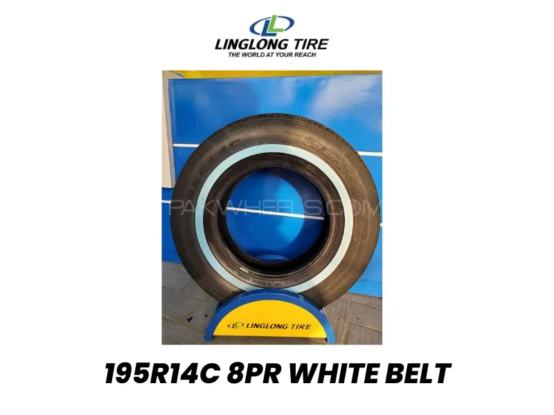195R14C (8 PR) LMC8 WHITE WALL LINGLONG Image-1