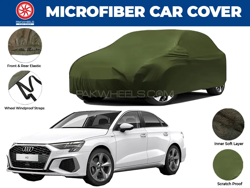 Audi A3  2021-2025 | Water Repellent and Anti Scratch Microfiber Car Top Cover Image-1