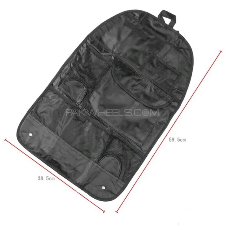 Back Seat Car Organizer – Multi-Pocket Storage, Trash Bag Holder, and Net Pouch Back Seat Car Organizer – Multi-Pocket Storage, Trash Bag Holder, and Net Pouch Image-4