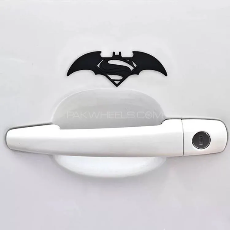 Bat Logo Car Emblem – 3D Metal Badge for Auto Styling and Exterior Decoration Image-1