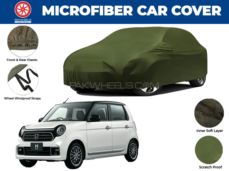 Honda N One 2020-2025 | Water Repellent and Anti Scratch Microfiber Car Top Cover Image-1