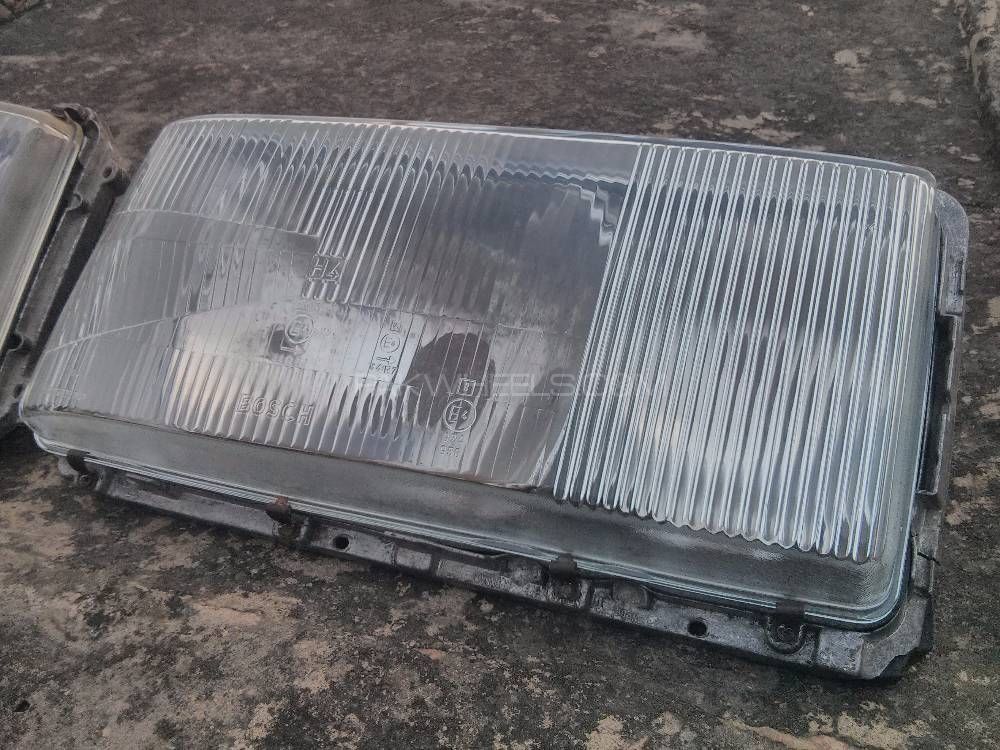 Mercedes Benz W116 Original Bosch Headlights & Door Card Chrome Trim Pieces Mercedes Benz W116 Original Bosch Headlights & Door Card Chrome Trim Pieces Image-2