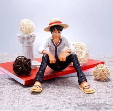 12cm One Piece Anime Figure Luffy Sitting Position Action Figure PVC 12cm One Piece Anime Figure Luffy Sitting Position Action Figure PVC