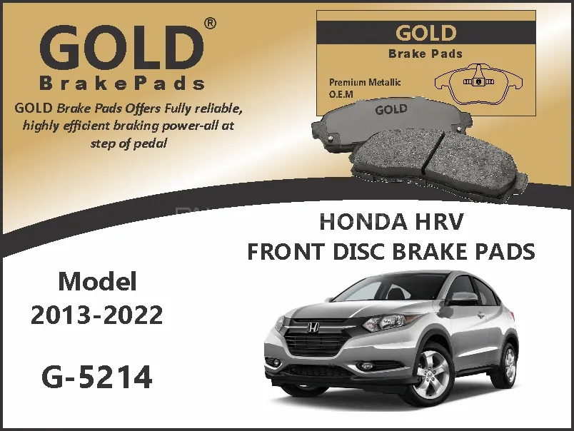 Honda HRV Front Premium Disc Brake Pads G-5214 Image-1
