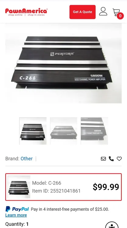 PERTORS C-266 (AMERICAN BRAND) Image-1