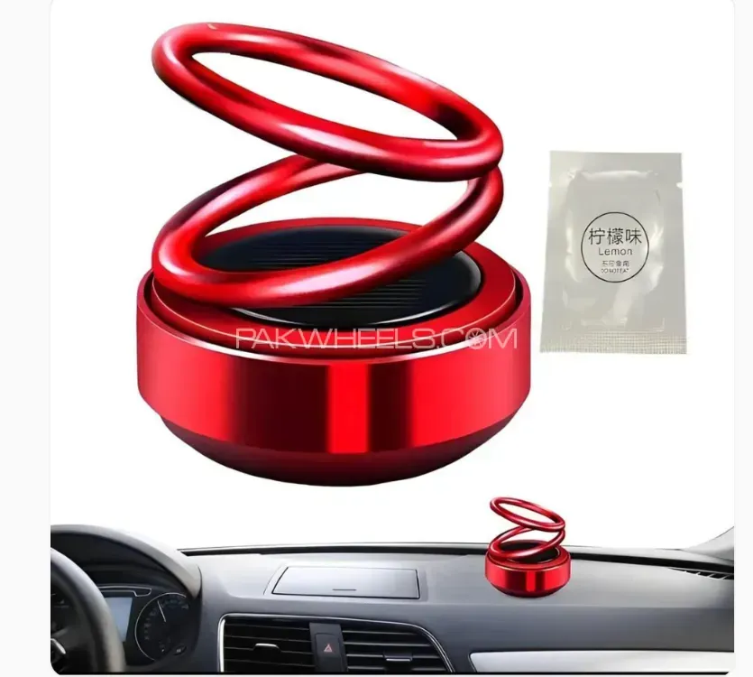 Solar Powered Car Perfume | Rotating Fragrance Diffuser | Long-Lasting Fresh Scent Image-1