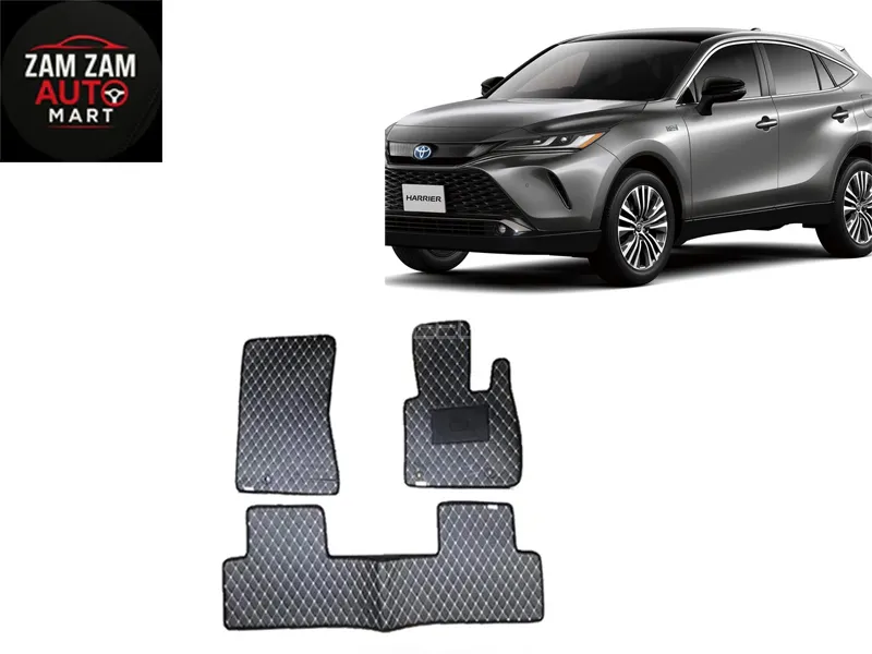 Toyota Harrier 7D Floor Mat 5Pcs - Model 2023 - 2025 Image-1